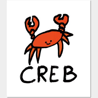 I love crabs Posters and Art